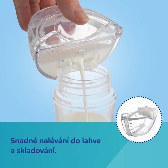 CANPOL BABIES ZÁSOBNÍK NA MATEŘSKÉ MLÉKO K ODSÁVAČCE HANDS-FREE - USKLADNĚNÍ MATEŘSKÉHO MLÉKA - KRMENÍ