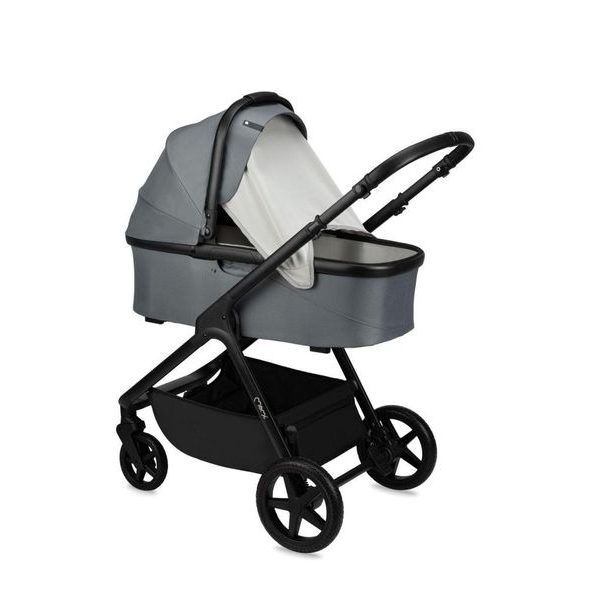 MOMI 2V1 GISELLE ŠEDÝ 2024 - DVOJKOMBINACE - KOČÁRKY A PŘÍSLUŠENSTVÍ