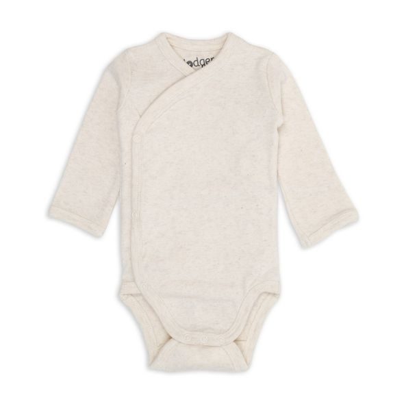 LODGER BODY S DLOUHÝM RUKÁVEM MELANGE BIRCH VEL. 50 - BODY - PRO DĚTI