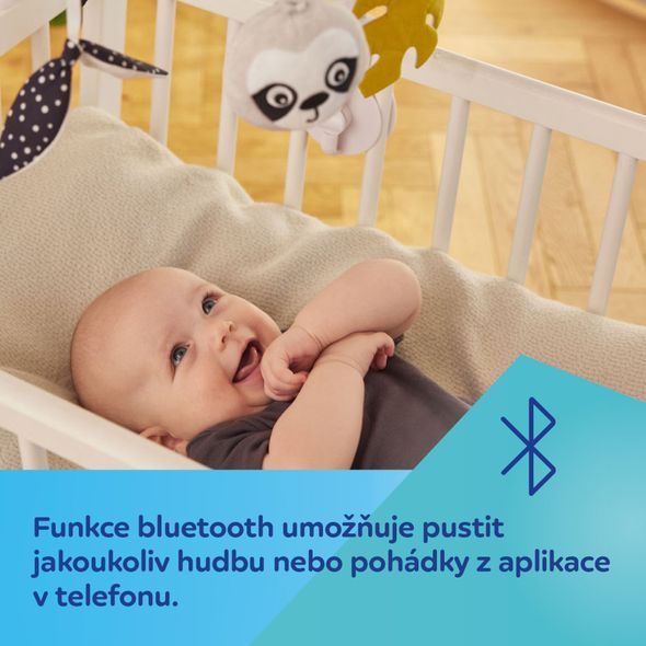 CANPOL BABIES SENZORICKÝ PLYŠOVÝ KOLOTOČ S MELODIEMI/BLUETOOTH BABIESBOO - KOLOTOČE NA POSTÝLKU - PRO DĚTI