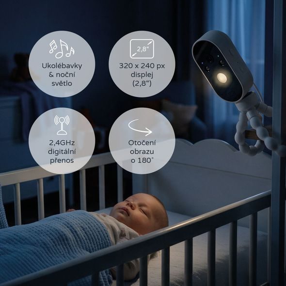 ZOPA DIGITÁLNÍ VIDEO CHŮVIČKA OMNI - ELEKTRONICKÉ CHŮVIČKY - SPINKÁNÍ