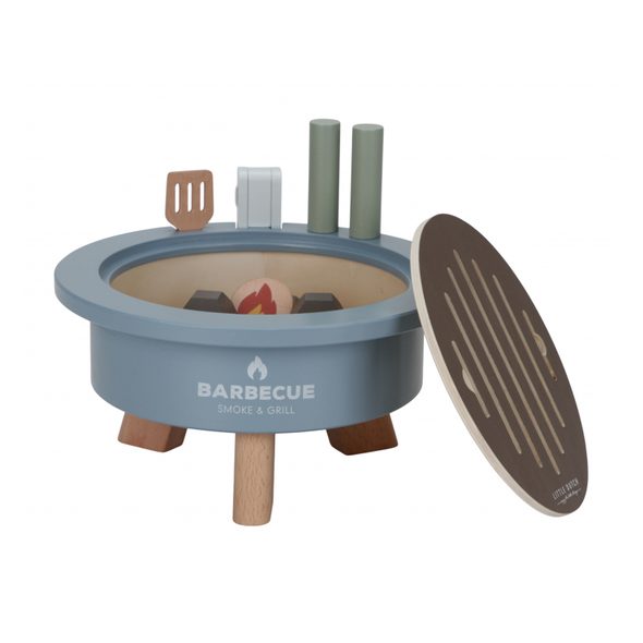 LITTLE DUTCH BARBECUE SADA DŘEVĚNÁ - DŘEVĚNÉ HRAČKY - PRO DĚTI