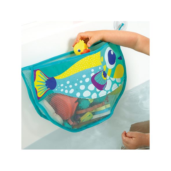 LUDI KOŠ NA HRAČKY DO KOUPELNY RYBA - HRAČKY DO VANY - PRO DĚTI