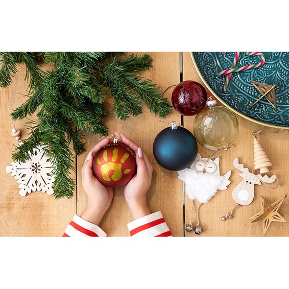 TINY LOVE VÁNOČNÍ KOULE TINY CREATIONS - OTISKY A ALBA - PRO MAMINKY