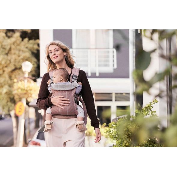 BABYBJÖRN NOSÍTKO HARMONY DUSTY PINK 3D MESH/JERSEY - ERGONOMICKÁ NOSÍTKA - NOŠENÍ & SPORT