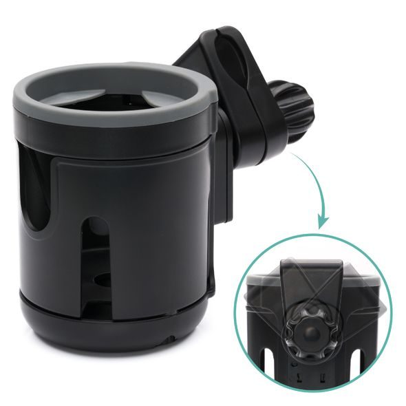 FILLIKID DRŽÁK NA LÁHVE DUO BLACK - DRŽÁKY NA PITÍ - KOČÁRKY A PŘÍSLUŠENSTVÍ