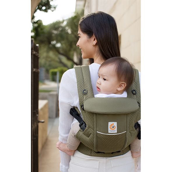 ERGOBABY ADAPT SOFT FLEX MESH - OLIVE GREEN - ERGONOMICKÁ NOSÍTKA - NOŠENÍ & SPORT