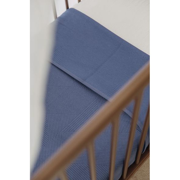 MEYCO ŽAKÁROVÁ DEKA PURE - INDIGO - DĚTSKÉ DEKY PRO MIMINKA - SPINKÁNÍ