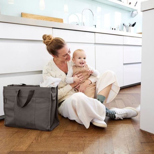 LÄSSIG FAMILY GREEN LABEL TOTE UP BAG ANTHRACITE - PŘEBALOVACÍ TAŠKY - KOČÁRKY A PŘÍSLUŠENSTVÍ