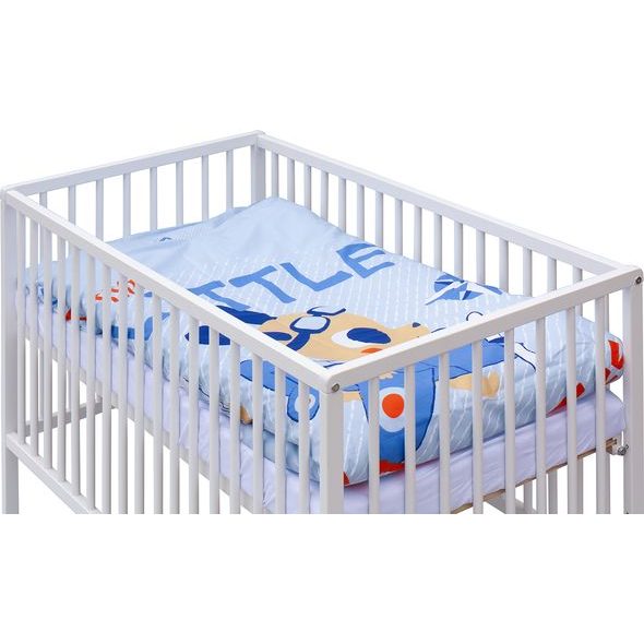 SCARLETT DĚTSKÁ POSTÝLKA S KOMPLETNÍ VÝBAVOU SCARLETT 120 X 60 CM - NARY - DŘEVĚNÉ POSTÝLKY - SPINKÁNÍ