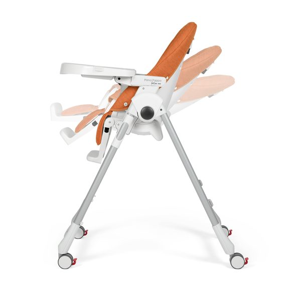 PEG PÉREGO PRIMA PAPPA FOLLOW ME WONDER ORANGE + ZDARMA HRAZDA NA HRANÍ - JÍDELNÍ ŽIDLIČKY PLASTOVÉ - KRMENÍ