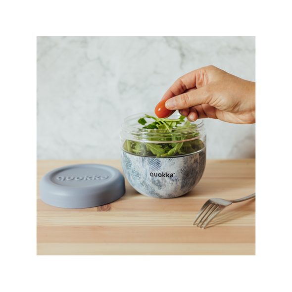 QUOKKA PLASTOVÁ NÁDOBA NA JÍDLO BUBBLE ZEN 770 ML - USKLADNĚNÍ JÍDLA - KRMENÍ
