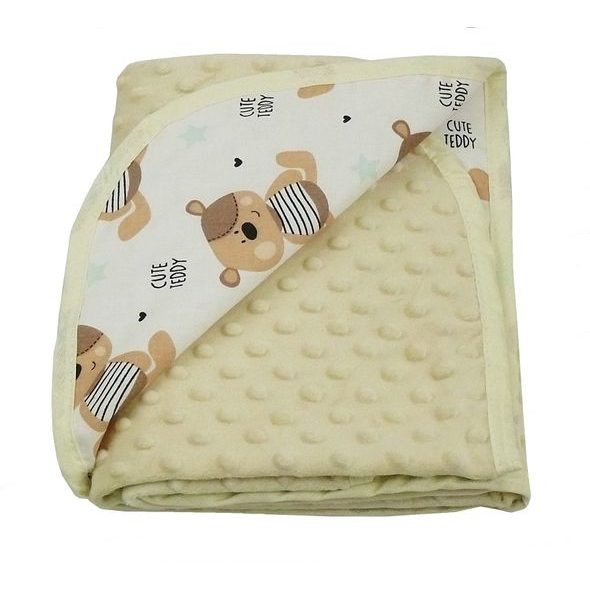 TOMI DEKA MINKY TEDDY - DĚTSKÉ DEKY PRO MIMINKA - SPINKÁNÍ