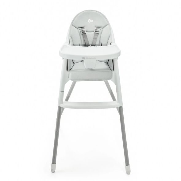 KINDERKRAFT ŽIDLIČKA JÍDELNÍ DINNLY 2V1 GREY - JÍDELNÍ ŽIDLIČKY PLASTOVÉ - KRMENÍ