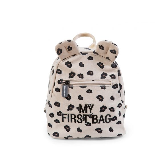 CHILDHOME DĚTSKÝ BATOH MY FIRST BAG CANVAS LEOPARD - BATOHY A TAŠKY - PRO DĚTI