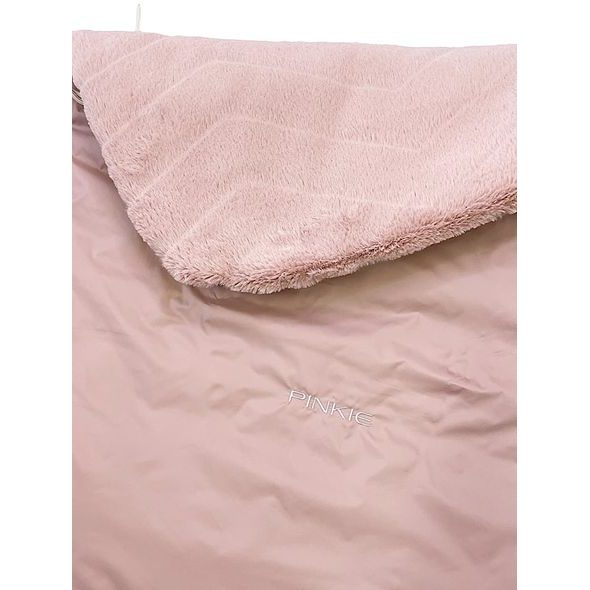 PINKIE ZATEPLENÁ STAHOVACÍ DEKA PINKIE FUR PINK - NÁNOŽNÍKY - KOČÁRKY A PŘÍSLUŠENSTVÍ