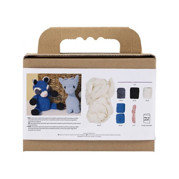 CREATIV COMPANY SADA NA HÁČKOVÁNÍ AMIGURUMI MÝVAL - VÝTVARNÉ POMŮCKY A HRAČKY - PRO DĚTI