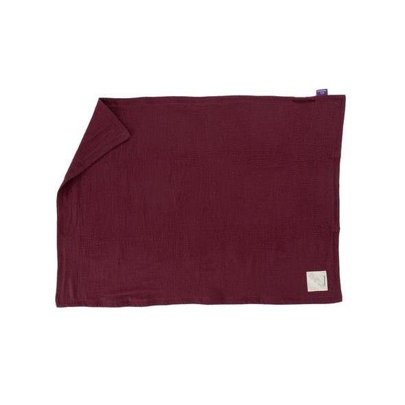 TRÄUMELAND MUŠELÍNOVÁ DEKA 100 X 75 CM BEERENROT - DĚTSKÉ DEKY PRO MIMINKA - SPINKÁNÍ