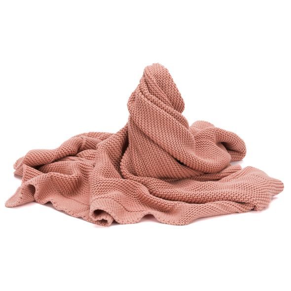 FILLIKID PLETENÁ DĚTSKÁ DEKA KNIT ROSE - DĚTSKÉ DEKY PRO MIMINKA - SPINKÁNÍ