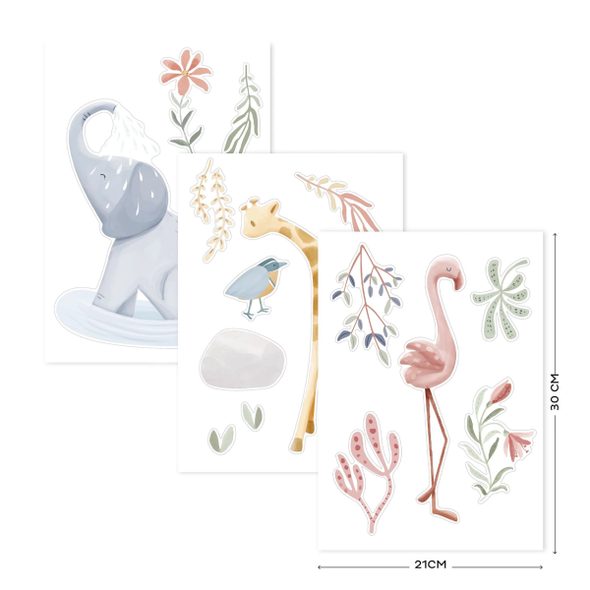 LITTLE DUTCH SAMOLEPKY NA ZEĎ BLOOMING SAFARI - LITTLE DUTCH - PRO DĚTI