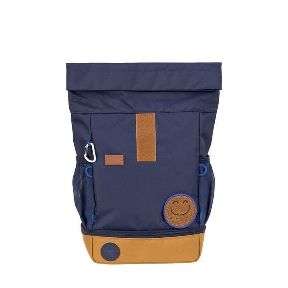 LÄSSIG MINI ROLLTOP DĚTSKÝ BATOH LITTLE GANG NAVY - BATOHY A TAŠKY - PRO DĚTI