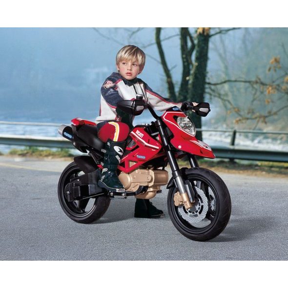 DUCATI HYPERMOTARD DVOURYCHLOSTNÍ MOTOCYKL - ELEKTRICKÁ VOZÍTKA - PRO DĚTI
