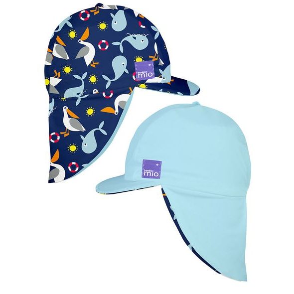 BAMBINO MIO DĚTSKÁ KOUPACÍ ČEPICE, UV 50+, NAUTICAL, VEL. L/XL - UV OBLEČENÍ - PRO DĚTI