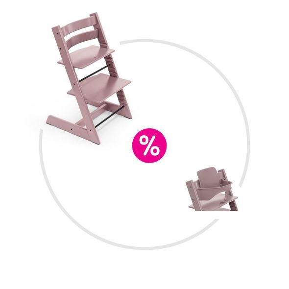 STOKKE® TRIPP TRAPP® + BABY SET ZDARMA - JÍDELNÍ ŽIDLIČKY DŘEVĚNÉ - KRMENÍ