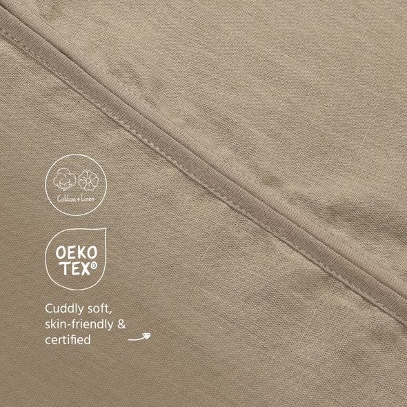 MEYCO LETNÍ LNĚNÝ JUMPER 104 - TAUPE - SPACÍ PYTLE - SPINKÁNÍ