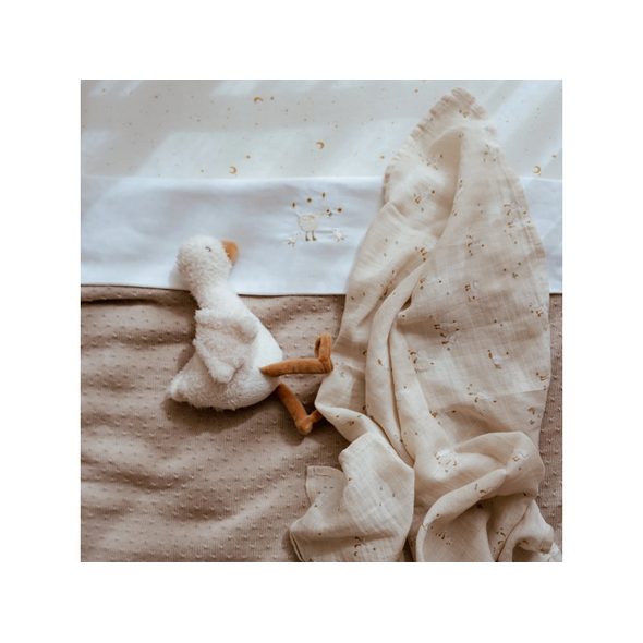 LITTLE DUTCH PLENA ZAVINOVACÍ 120X120 CM HUSA NEWBORN NATURALS - LÁTKOVÉ PLENY ALL IN ONE - PŘEBALOVÁNÍ
