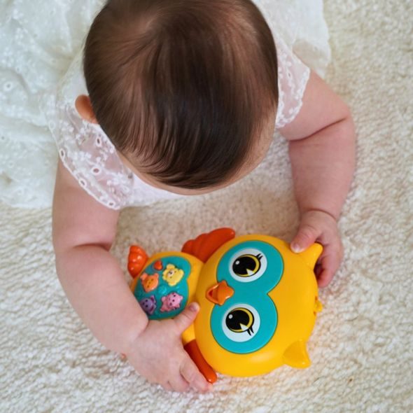 BO JUNGLE HUDEBNÍ SOVIČKA 12M+ - HRAČKY SE ZVUKY - PRO DĚTI