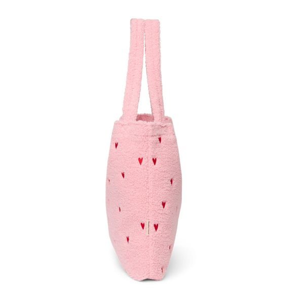 STUDIO NOOS TEDDY MOM BAG | LIGHT PINK HEARTS - DOPLŇKY - PRO MAMINKY