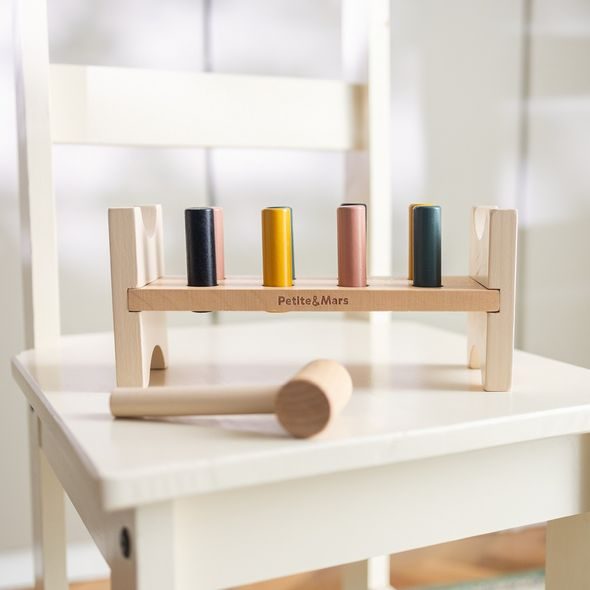 PETITE&MARS HRAČKA DŘEVĚNÁ BIG BANG WOOD OF MARS 12M+ - MOTORICKÉ A HRY - PRO DĚTI