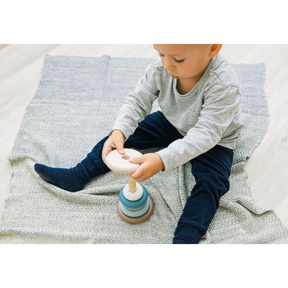 ZOPA DŘEVĚNÉ NASAZOVACÍ KROUŽKY - MOTORICKÉ A HRY - PRO DĚTI