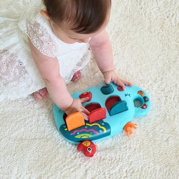 BO JUNGLE HUDEBNÍ SLONÍK ELLIE 18M+ - HRAČKY SE ZVUKY - PRO DĚTI