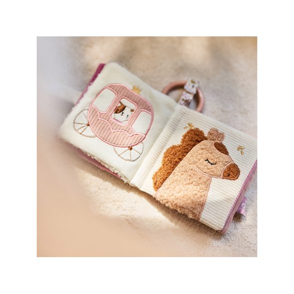 JOLLEIN TEXTILNÍ KNÍŽKA S AKTIVITAMI FLOWER FAIRIES - KNÍŽKY PRO NEJMENŠÍ - PRO DĚTI