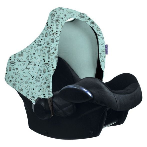 DOOKY STŘÍŠKA HOODY LIMITED LITTLE PRINCESS GLOW IN THE DARK - LETNÍ POTAHY - AUTOSEDAČKY A PŘÍSLUŠENSTVÍ