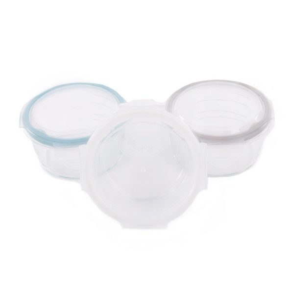 BO JUNGLE SKLENĚNÉ MISKY S VÍČKY B-GLASS BOWLS 280ML - MISKY, TALÍŘKY A PODLOŽKY - KRMENÍ