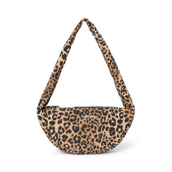 STUDIO NOOS STUDIO NOOS - COTTON MINI CROSS BODY BAG | BROWN LEOPARD - ORGANIZÉRY A KOŠÍKY - KOČÁRKY A PŘÍSLUŠENSTVÍ