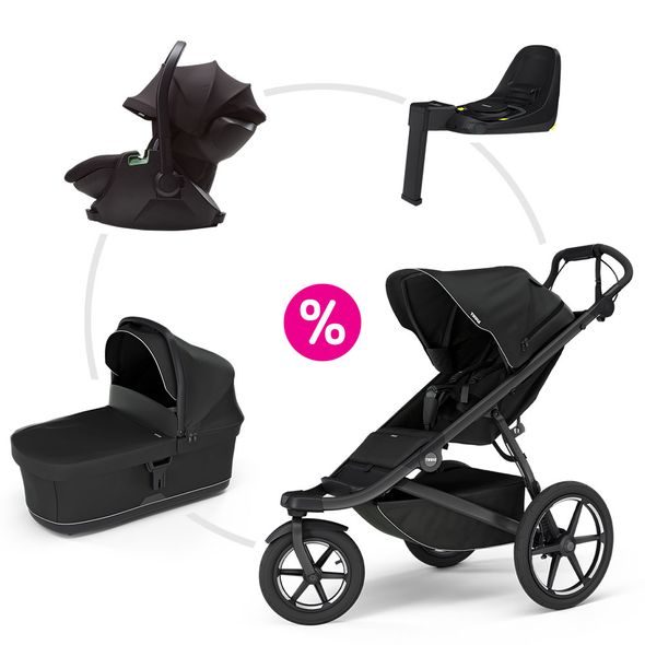 THULE URBAN GLIDE 3 + KORBA + AUTOSEDAČKA MAPLE + ZÁKLADNA ALFI - TROJKOMBINACE - KOČÁRKY A PŘÍSLUŠENSTVÍ