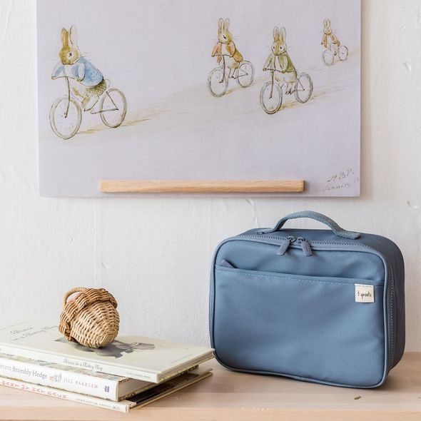 3 SPROUTS TAŠKA NA SVAČINU RECYCLED BLUE - KRABIČKY NA SVAČINU - KRMENÍ