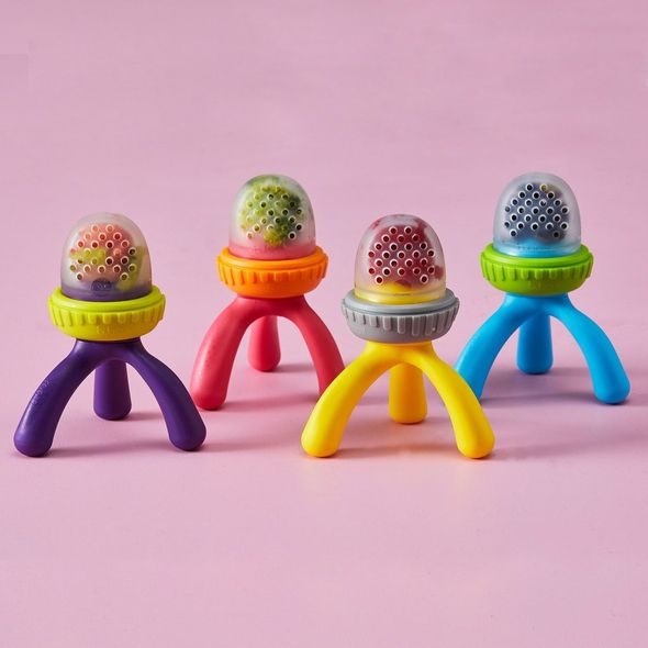 B.BOX KRMÍCÍ DUDLÍK A KOUSÁTKO - SVĚTLE MODRÉ - KRMÍCÍ SÍŤKY - KRMENÍ