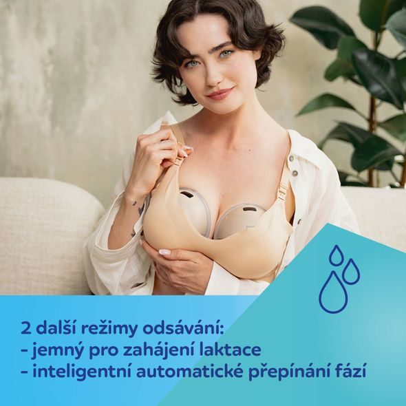 CANPOL BABIES ELEKTRICKÁ ODSÁVAČKA MATEŘSKÉHO MLÉKA DO PODPRSENKY SMARTSENSE - ODSÁVAČKY MATEŘSKÉHO MLÉKA - KRMENÍ