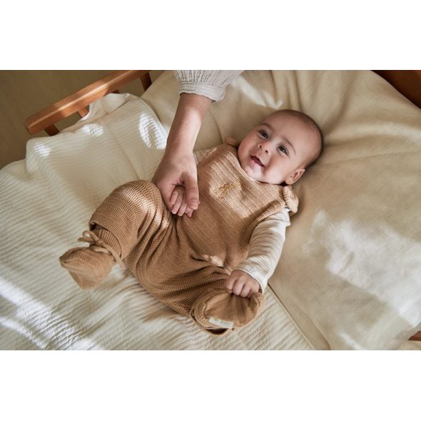 LITTLE DUTCH BOTIČKY PLETENÉ SAFARI FRIENDS SOFT TAN VEL. 62/74 - KOJENECKÉ CAPÁČKY - PRO DĚTI