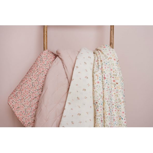 LITTLE DUTCH PŘIKRÝVKA 70X100 CM FAIRY BLOSSOM - DĚTSKÉ DEKY PRO MIMINKA - SPINKÁNÍ