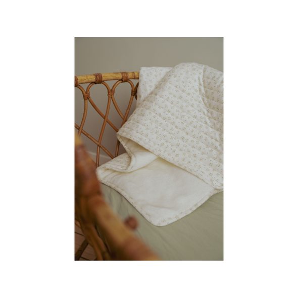 LITTLE DUTCH PŘIKRÝVKA 70X100 CM BLUEBERRY LEAVES - DĚTSKÉ DEKY PRO MIMINKA - SPINKÁNÍ