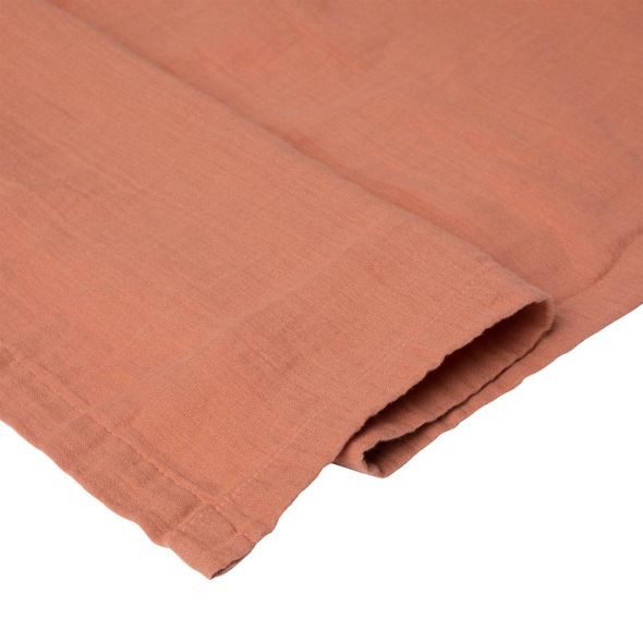 BEBE-JOU MUŠELÍNOVÁ PLENKA 100X100CM PURE COTTON PINK - ZAVINOVACÍ PLENY / OSUŠKY VELKÉ - PŘEBALOVÁNÍ