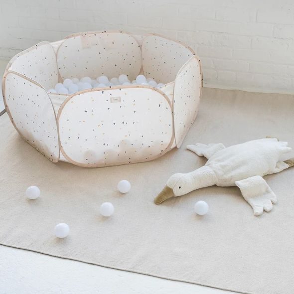 3 SPROUTS SUCHÝ BAZÉNEK RECYCLED TERRAZZO/BEIGE - HRACÍ PODLOŽKY NA ZEM - SPINKÁNÍ