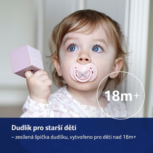 LOVI DUDLÍK SILIKONOVÝ DYNAMICKÝ BOTANIC 18M+ 2KS BOY - ŠIDÍTKA A DOPLŇKY - KRMENÍ