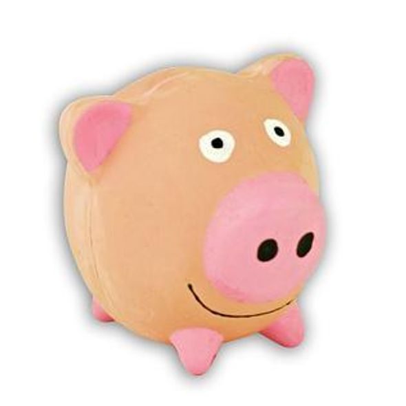 AKINU HRAČKA PRO PSA LATEX PIGGY 10CM - GUMOVÉ A LATEXOVÉ HRAČKY PRO PSY - CHOVATELSKÉ POTŘEBY MALVÍKZOO